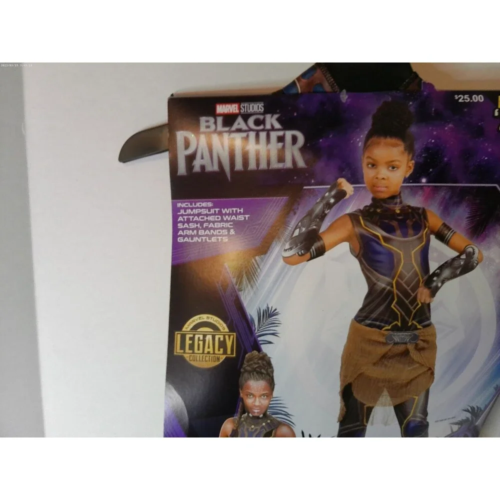 Black Panther Shuri Child Costume Small 4-6 Marvel